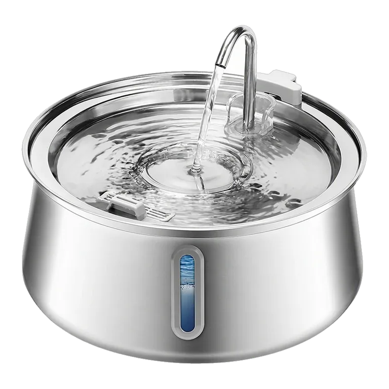 iPawLink 恒温加热无线不锈钢宠物饮水机